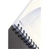 Spirálfüzet A/5 90 lap kockás, szürke LEITZ Office karton borítóval 445800..