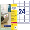 Etikett 6141-20 63,5x33,9mm 20 ív Avery-Zweckform