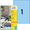Etikett címke univerzális 210x297mm 100ív kék Avery-Zweckform -3471-