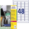 Etikett címke ultra ellenálló 45,7x21,2mm 40 ív Avery-Zweckform 48 címke/ív