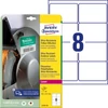 Etikett címke ultra ellenálló 99,1x67,7mm 10ív Avery-Zweckform 8 címke/ív