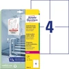 Etikett címke antimikrobiális fehér 105x148mm -L8003-10- Avery-Zweckform 10ív