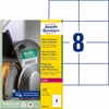 Etikett címke B3427-50 ultra ellenálló 105x74mm 50ív/doboz (8 etikett/ív) Avery-Zweckform fehér