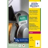 Etikett címke B3427-50 ultra ellenálló 105x74mm 50ív/doboz (8 etikett/ív) Avery-Zweckform fehér