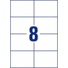 Etikett címke B3427-50 ultra ellenálló 105x74mm 50ív/doboz (8 etikett/ív) Avery-Zweckform fehér