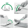 Iratrendező A/4 8cm Leitz WOW 180 fokban nyitható szerkezettel fekete -10050095-
