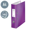 Iratrendező A/4 8cm Leitz WOW 180 fokban nyitható szerkezettel Lila -10050062-