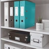 Iratrendező A/4 8cm Leitz WOW 180 fokban nyitható szerkezettel Világoskék -10050051-