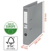 Iratrendező A/4 5cm Standard zöld ESSELTE -811460-