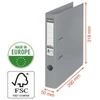 Iratrendező A/4 5cm Standard zöld ESSELTE -811460-