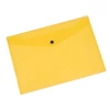 Iratgyűjtő tasak A/4 patentzáras sárga Q-CONNECT 237x333mm -KF03595-