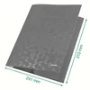 Iratgyűjtő gumis A/4 lakkfényű Leitz WOW fekete mappa -39820095-
