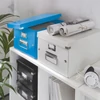 Tárolódoboz LEITZ CLICK-N-STORE A4 méretű kék -60440036-