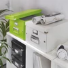 Tárolódoboz LEITZ CLICK-N-STORE A4 méretű zöld -60440064-