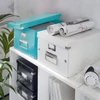 Tárolódoboz LEITZ CLICK-N-STORE A4 méretű jégkék -60440051-