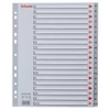 Regiszter A/4 A-Z műanyag MAXI ESSELTE betűregiszter elválasztólap -100129-