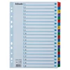 Regiszter A/4 1-20 részes karton számregiszter ESSELTE Mylar elválasztólap -100163-