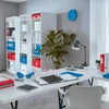 Irattálca LEITZ WOW metálfényű kék -52263036-