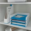 Irattálca LEITZ WOW kettős színhatású kék -53611036-