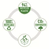 Fűzőgép Leitz NeXXt Recycle 30lap kék
