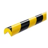 Sarokvédő profil öntapadó DURABLE C25R 40x30x1000 mm sárga/fekete -1100130-