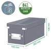 CD-tartó CLICK-N-STORE fehér LEITZ -60410001-