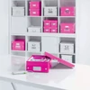 CD-tartó CLICK-N-STORE rózsaszín LEITZ -60410023-