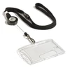 Névkitűző tartó kihúzható szalaggal fekete Durable -822301/P4100-0355-
