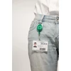 Névkitűző tartó kihúzható, karabineres Durable zöld -832705-