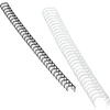 Spirál fém 6mm 34gyűrűs Fellowes fehér 21-35 laphoz (Kiszerelés: 100db/csm) -53215-
