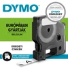Betűnyomó kazetta gépi 24mmx7m Dymo szalag fekete-fehér -S0720930-