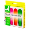 Szövegkiemelő készlet 4db-os Prémium  Q-CONNECT -KF16041-