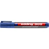 Marker permanent Edding 300 kék kerek hegyű alkoholos filc -7580003002-