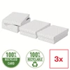 Tároló- és ajándékdoboz szett Home 3 db/csomag fehér