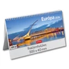 TOPTIMER Asztali naptár álló naptárháttal Európa T631P 295x140mm