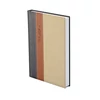 TOPTIMER Határidőnapló A/5 napi FASHION F021 antracit-barna-bézs 150x210mm Előjegyzési naptár Agenda