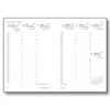OPTIFORM Határidőnapló B/6 heti Kredo K012 kék-világoskék agenda