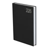 OPTIFORM Határidőnapló A/5 napi UNI U021 fekete 144x206mm Előjegyzési naptár Agenda