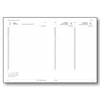 OPTIFORM Határidőnapló A/5 napi UNI U021 zöld 144x206mm Előjegyzési naptár Agenda