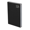 OPTIFORM Határidőnapló B/5 heti UNI U011 fekete 165x240mm Előjegyzési naptár Agenda