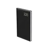 OPTIFORM Határidőnapló zseb álló UNI U035 fekete 90x165mm zsebnaptár