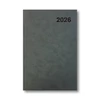 UNDENA Határidőnapló zseb álló műbőrös UZS-01 szürke 105x175mm zsebnaptár