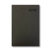 UNDENA Határidőnapló A/5 napi műbőrös UA5-01 fekete 145x205mm Előjegyzési naptár Agenda
