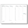 TOPTIMER Határidőnapló B/5 heti VARIO V011 kék-sárga 170x245mm Előjegyzési naptár Agenda