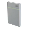 TOPTIMER Határidőnapló A/5 napi YOUNG Y021 szürke-zöld 150x210mm Előjegyzési naptár Agenda
