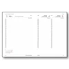 TOPTIMER Határidőnapló A/5 napi ECONOMIC E021 fekete 150x210mm Előjegyzési naptár Agenda