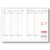 UNDENA Határidőnapló B/5 heti papírbevonós UB5 VILÁGOS 165x235mm Előjegyzési naptár Agenda