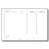 OPTIFORM Határidőnapló A/5 napi Kredo K021 kék-világoskék Előjegyzési naptár Agenda 144x206mm