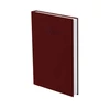 Határidőnapló A/5 napi PVC műbőrös bordó 145x205mm 571N Előjegyzési naptár Agenda