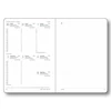 TOPTIMER Határidőnapló A/5 heti PASTEL P015 ZÖLD Előjegyzési naptár Agenda 150x210mm